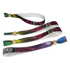Stoffarmbänder (15x340mm, einseitig farbig bedruckt mit variablen Daten)- wiederverschließbarer Verschluss - Bambus-EXPRESS