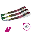 Stoffarmbänder (15x300mm, einseitig farbig bedruckt) - Aluverschluss- Kindergröße - EXPRESS