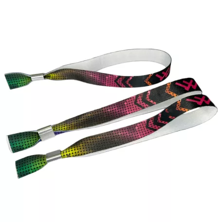 Stoffarmbänder (15x300mm, einseitig farbig bedruckt) - Aluverschluss- Kindergröße - EXPRESS