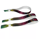 Stoffarmbänder (15x300mm, einseitig farbig bedruckt) - wiederverschließbarer Verschluss - Kunststoff- Kindergröße