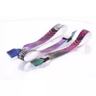 Stoffarmbänder (15x340mm, einseitig farbig bedruckt mit variablen Daten)- Selbstschließring -Kunststoff - EXPRESS