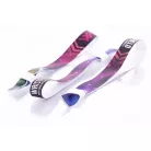 Stoffarmbänder (15x340mm, einseitig farbig bedruckt mit variablen Daten)- Selbstschließring -Kunststoff - EXPRESS