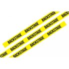 Stoffarmbänder (15 x 340 mm, einseitig farbig bedruckt) - mit schwarzem Selbstschließring aus Kunststoff und festem Musterdruck - BACKSTAGE