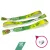 R-PET Einlassbänder (aus recycelten PET- Flaschen, 15x340mm, einseitig bedruckt) - wiederverschließbarer Verschluss - Kunststoff - EXPRESS