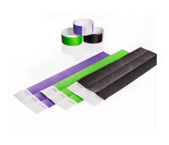   Tyvek 1" Einlassbänder,  Seriennummer, haltbar und wasserfest  - unbedruckt (TOP Qualität)