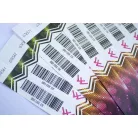 Tyvek 1" Einlassbänder mit Vollfarbdruck und variablen Daten (Barcode, Nummerierung usw.)