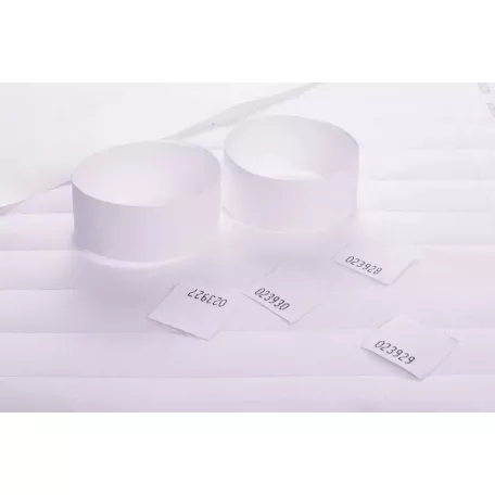 Tyvek 1" Einlassbänder vollfarbig mit Kupon STUB