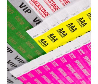 Tyvek 1" Patterns Einlassbänder - VIP