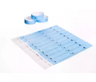   Tyvek 3/4" Patterns-Einlassbänder - Kindergröße (20cm) - mit Beschriftung
