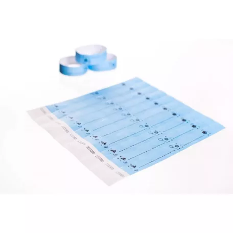 Tyvek 3/4" Patterns-Einlassbänder - Kindergröße (20cm) - mit Beschriftung