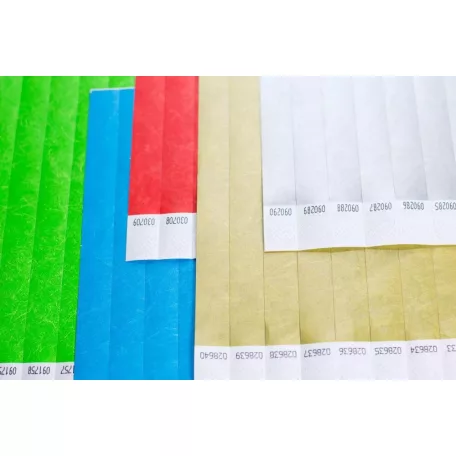 Tyvek 3/4" Einlassbänder - Kindergröße (20cm) - ohne Beschriftung