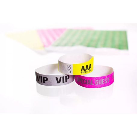 Tyvek 3/4" Patterns Einlassbänder - VIP Special Guest