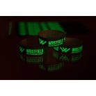 Tyvek 3/4" Einlassbänder mit phosphoreszierender Beschriftung