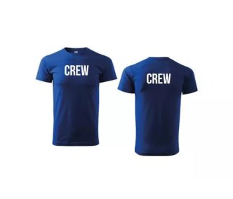 Unisex T-Shirts mit Rundhalsausschnitt CREW 