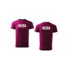 Unisex T-Shirts mit Rundhalsausschnitt MEDIA 
