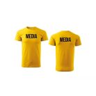 Unisex T-Shirts mit Rundhalsausschnitt MEDIA 