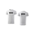 Unisex T-Shirts mit Rundhalsausschnitt MEDIA 
