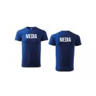 Unisex T-Shirts mit Rundhalsausschnitt MEDIA 