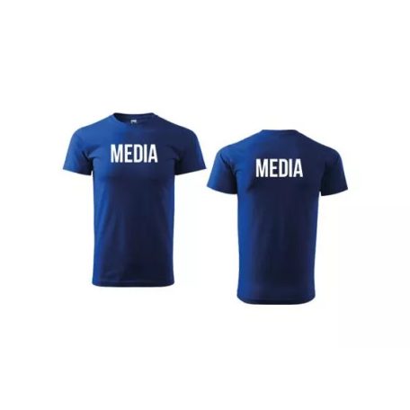 Unisex T-Shirts mit Rundhalsausschnitt MEDIA 
