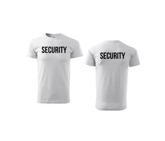 Unisex T-Shirts mit Rundhalsausschnitt SECURITY 