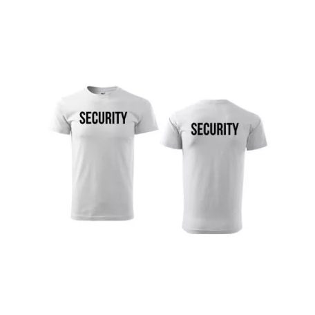 Unisex T-Shirts mit Rundhalsausschnitt SECURITY 