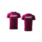 Unisex T-Shirts mit Rundhalsausschnitt SECURITY 