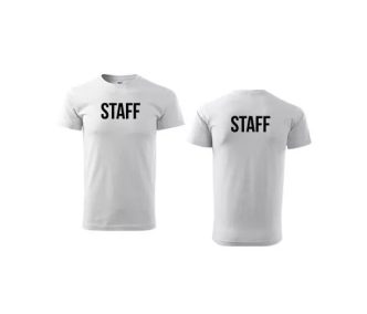 Unisex T-Shirts mit Rundhalsausschnitt STAFF 