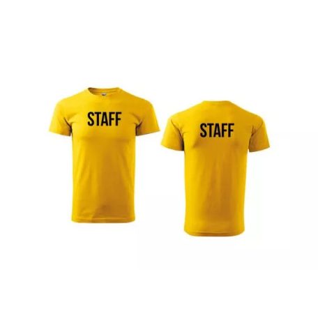 Unisex T-Shirts mit Rundhalsausschnitt STAFF 