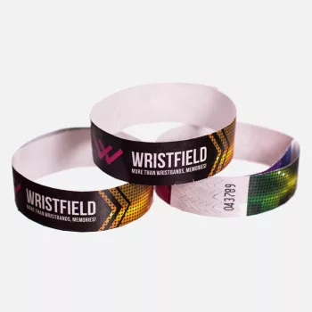 VOLLFARBIGE EINLASSBÄNDER / BARCODE KONTROLLBÄNDER